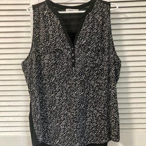 Black and white tank